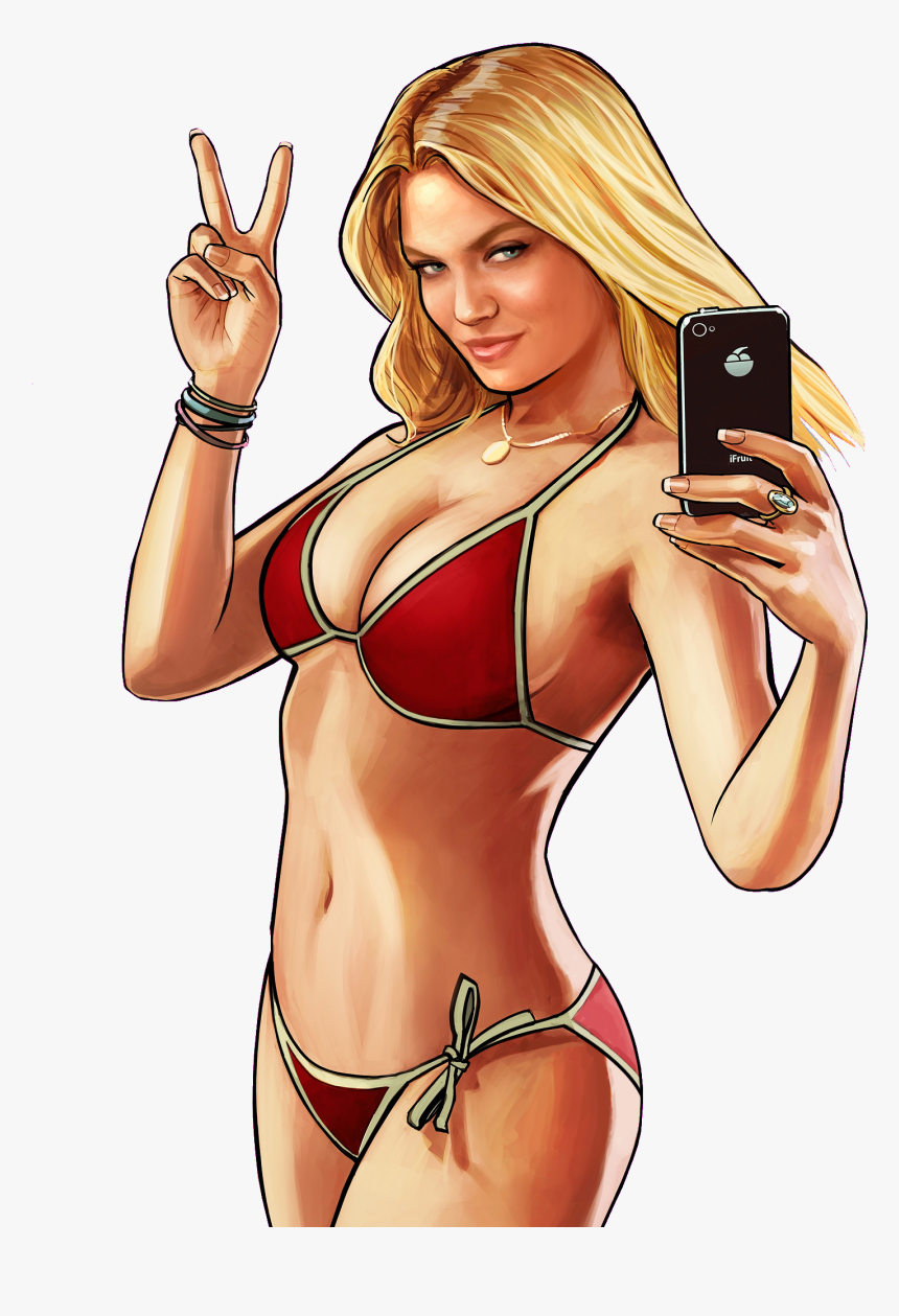 Hey Isn T That Kate Upton Gta 5 Girl Png Transparent Png 