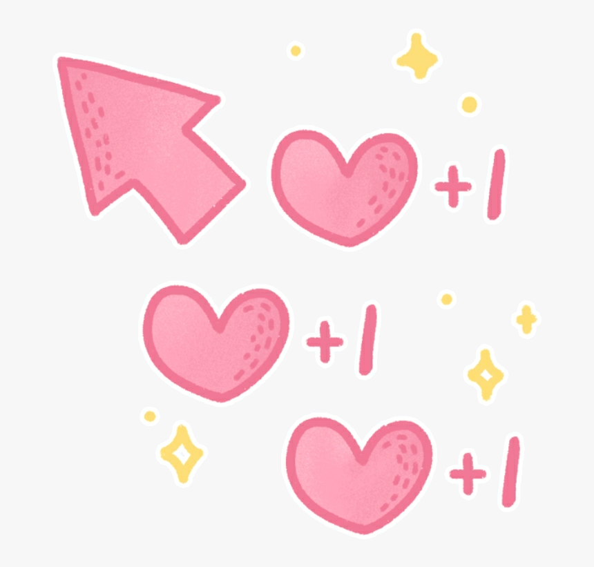 #pink #kawaii #cute #arrows #sparkles #sparkle #hearts, HD Png Download