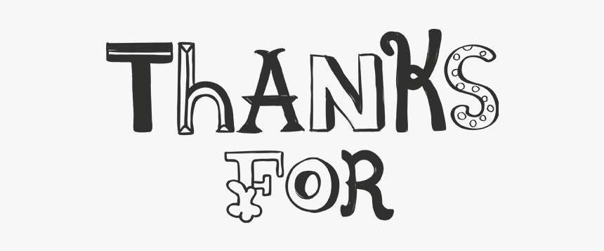 Thank You Word Art, HD Png Download