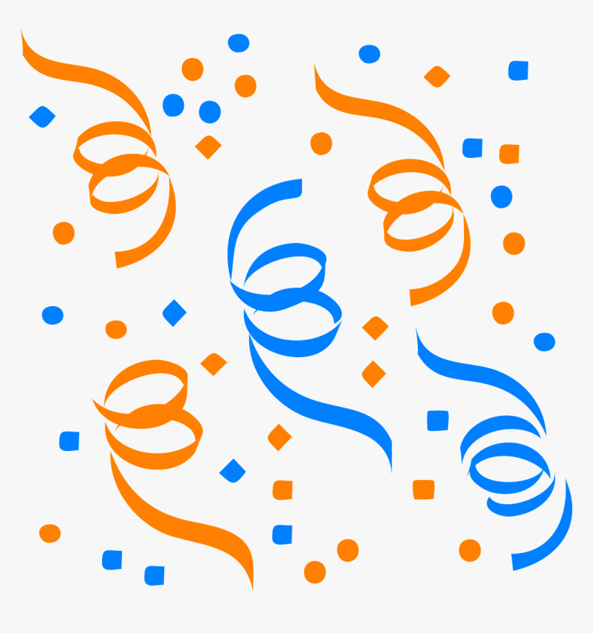 Confetti Streamers Party Free Picture, HD Png Download