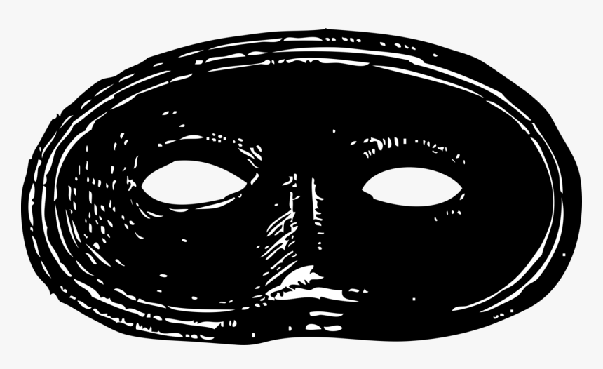 Black Masquerade Mask Png, Transparent Png