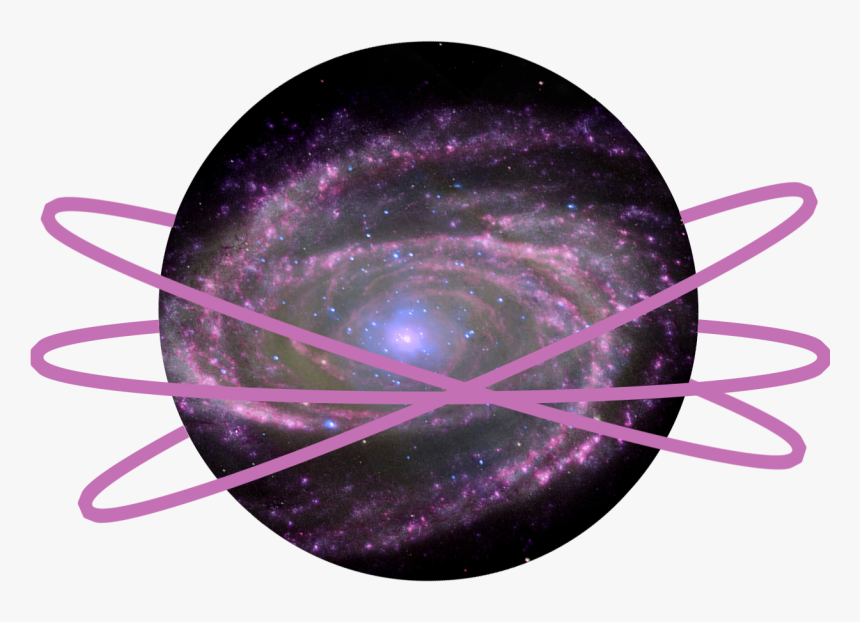 Object,circle,graphic Galaxy,magenta, HD Png Download