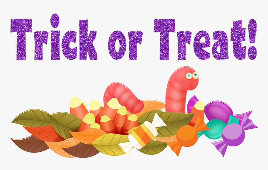 Trick Or Treat, Candy, Gummy Worm, Spooky, Holiday, HD Png Download
