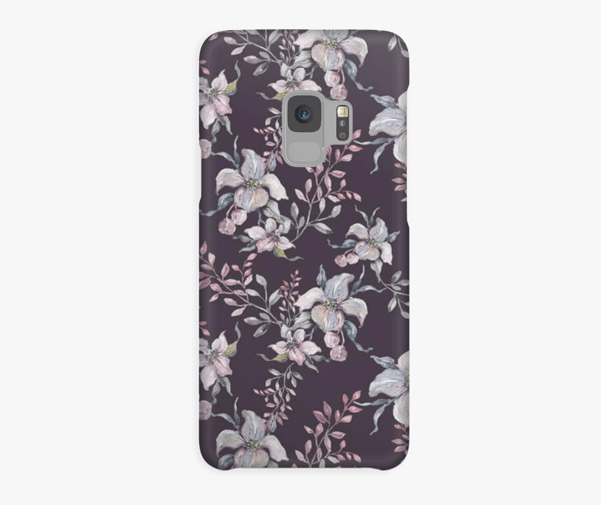 Flowers & Purple Case Galaxy S9, HD Png Download