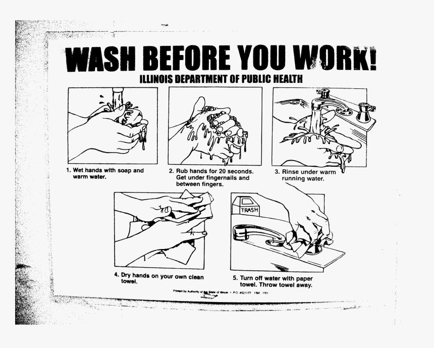Wash Before You Work Clip Arts, HD Png Download