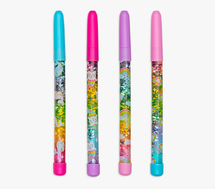 Rainbow Glitter Wand Pen 
 Class Lazyload Lazyload, HD Png Download