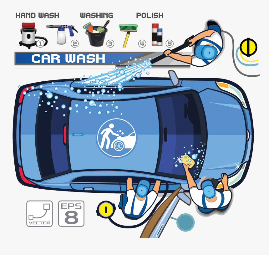 Car Motor Illustration Beauty Work Workshop, HD Png Download