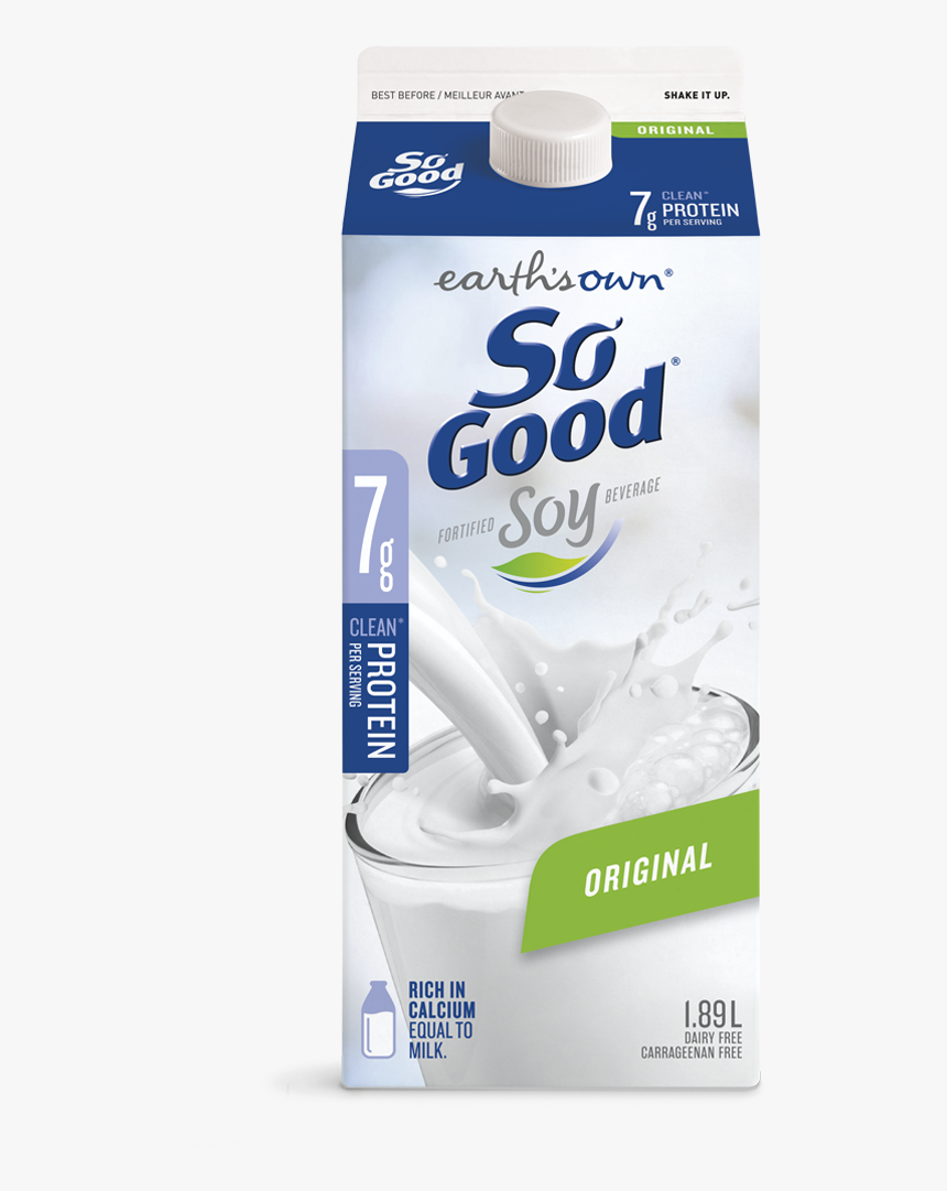 Earths Own Original Soy Milk Plant Based Milk So Good, HD Png Download