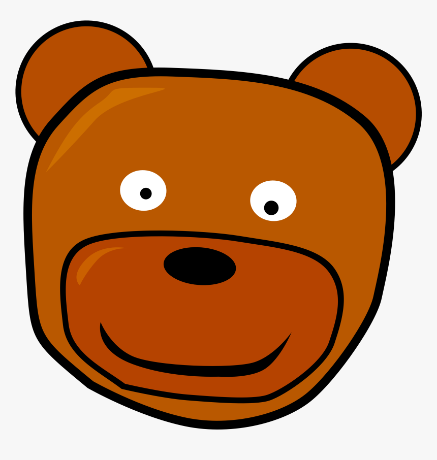 Clip Art Teddybear Head Teddy Clipart Panda, HD Png Download