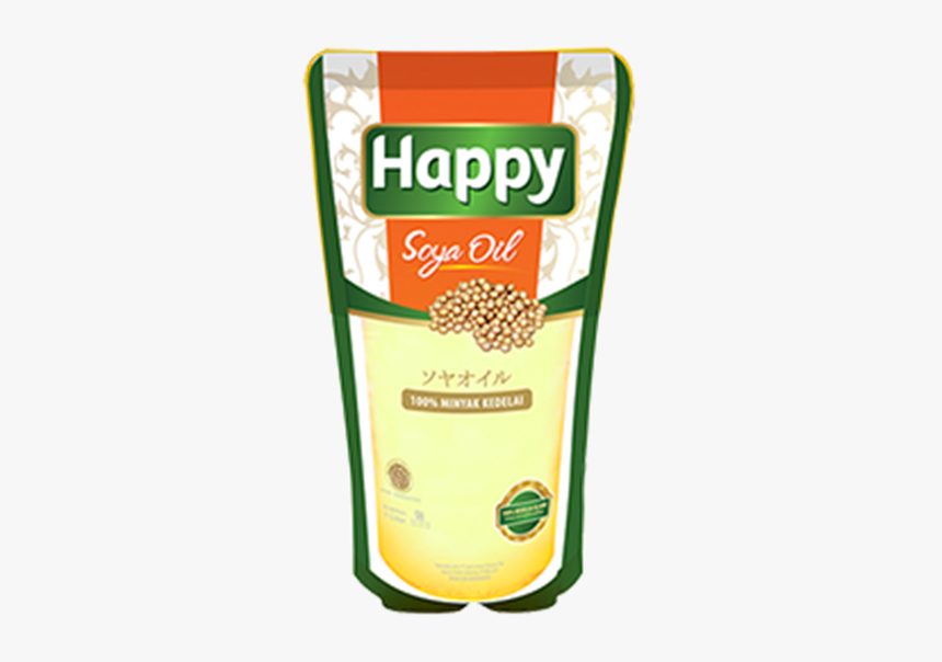 Happy Soya Oil 1 Lt Pouch X 12 Packs Per Carton, HD Png Download
