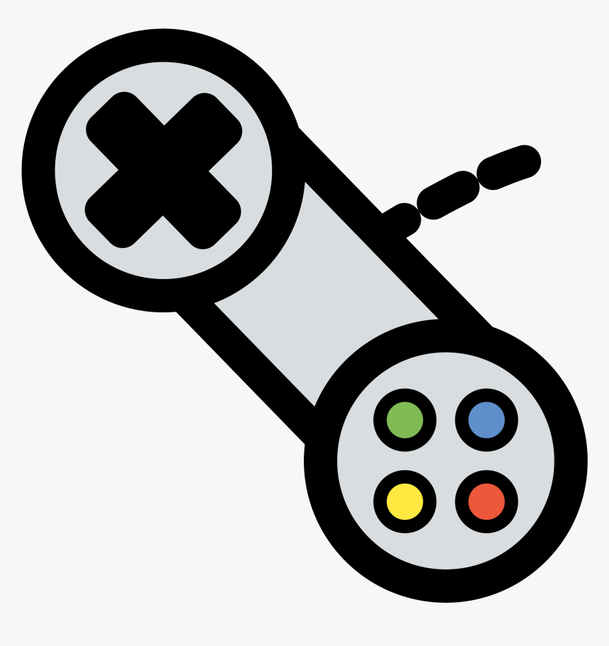 Xbox 360 Controller Game Controller Video Game Clip - Games Png, Transparent Png