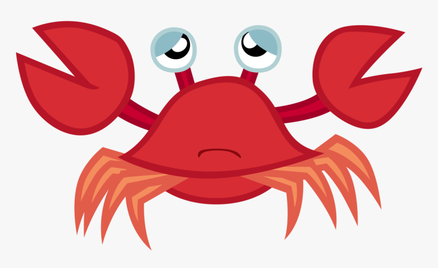 Crabs Clipart Crustacean - Sad Crab Transparent Png, Png Download
