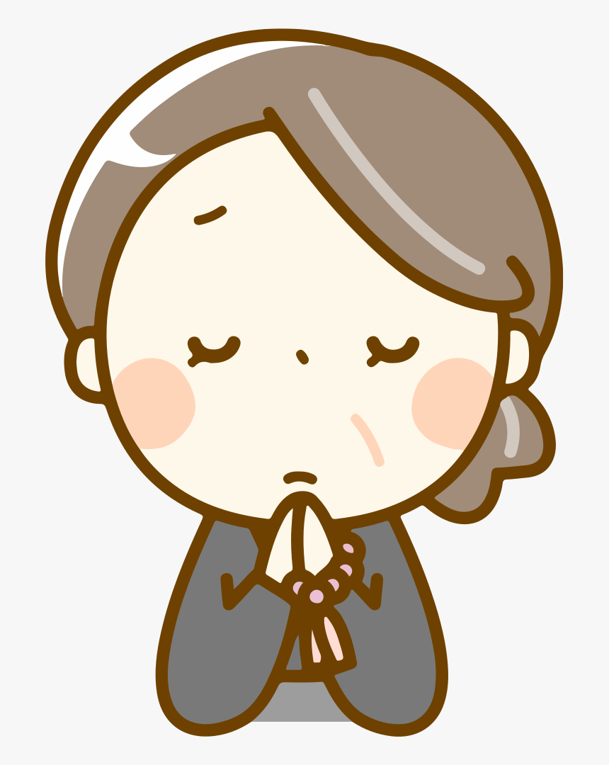 Prayer Of Gratitude - Grandmother Drawing Cute, HD Png Download