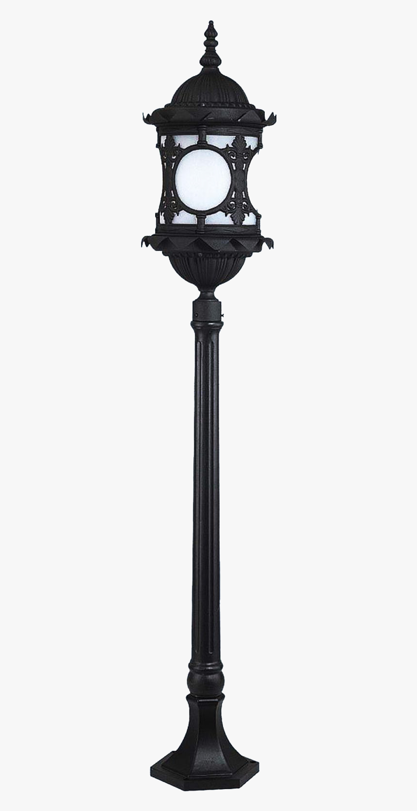 Cast Aluminum Street Light Post - Street Light, HD Png Download