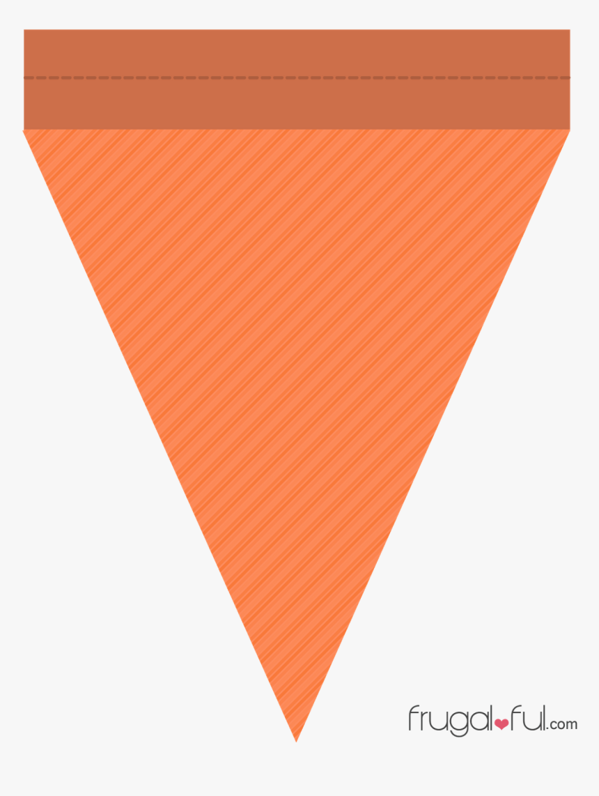 Free Printable Triangle Banner - Triangle, HD Png Download