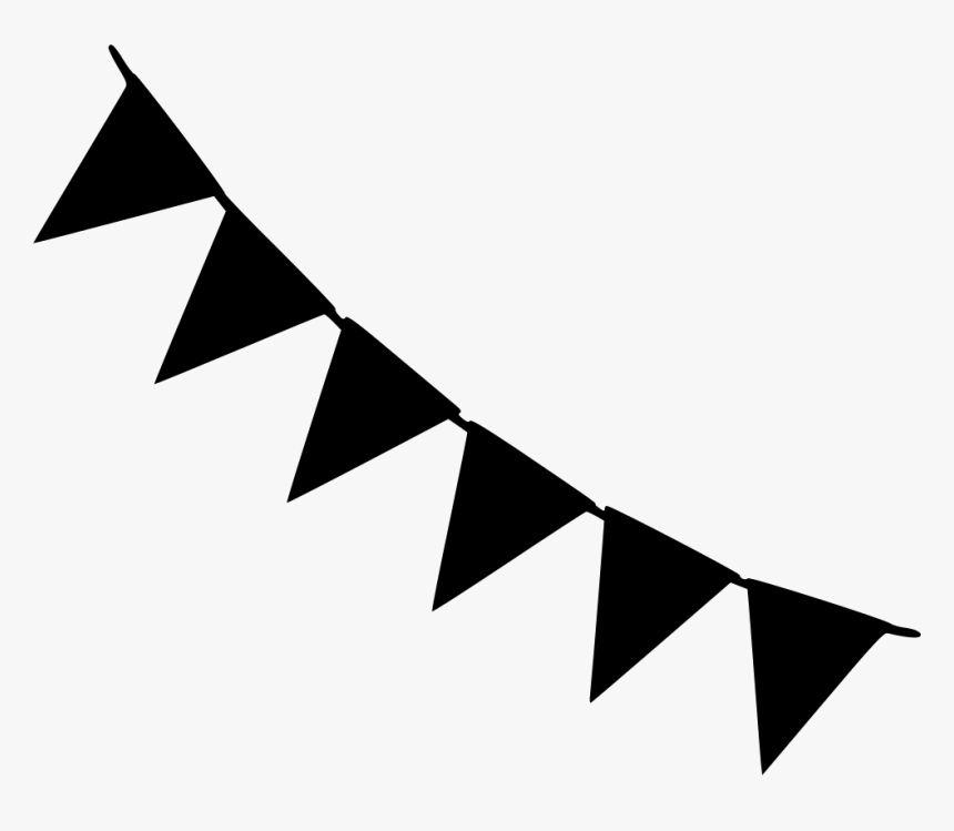 Transparent Free Triangle Banner Clipart Party Banner Black And