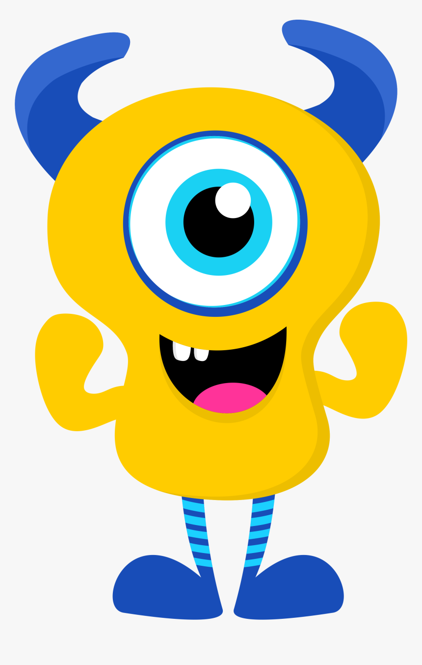 Yellow Monster Clipart, HD Png Download