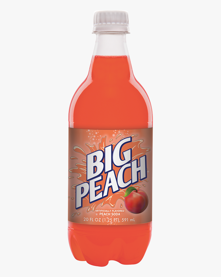 Big Peach Bottle - Big Red 20 Oz, HD Png Download