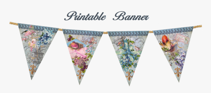 Transparent Png Vintage Banner - Pennant Banner Png Vintage, Png Download