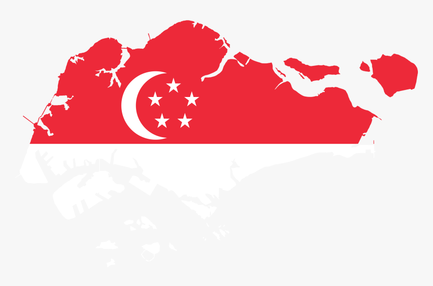 Singapore Map Clipart, HD Png Download