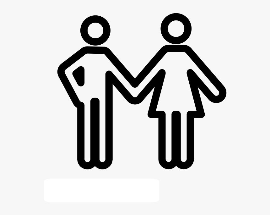 Couple Holding Hands - Man And Woman Holding Hands Icon, HD Png Download