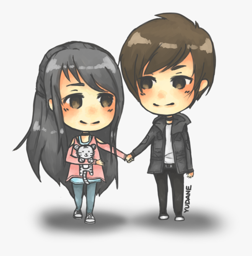 Couple Pics Anime Cute, HD Png Download