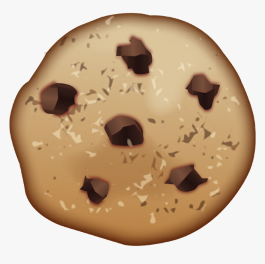 Cookie Emoji Png - Chocolate Chip Cookie Emoji Png, Transparent Png