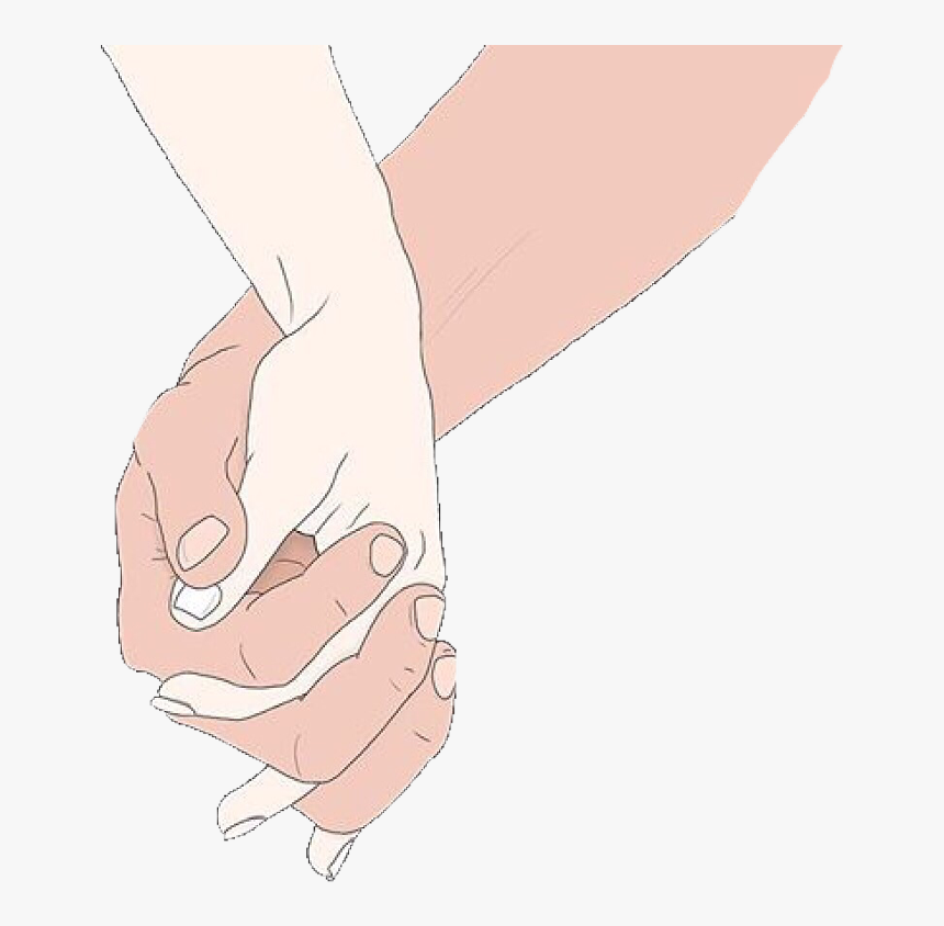 #hands #hand #couple #lovers #love # #freetoedit - Tomados De La Mano, HD Png Download