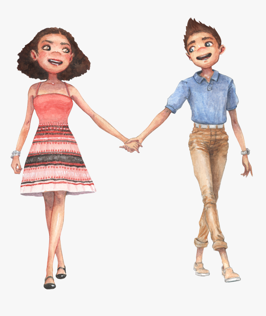 Bg Couple Transparancy - Holding Hands, HD Png Download