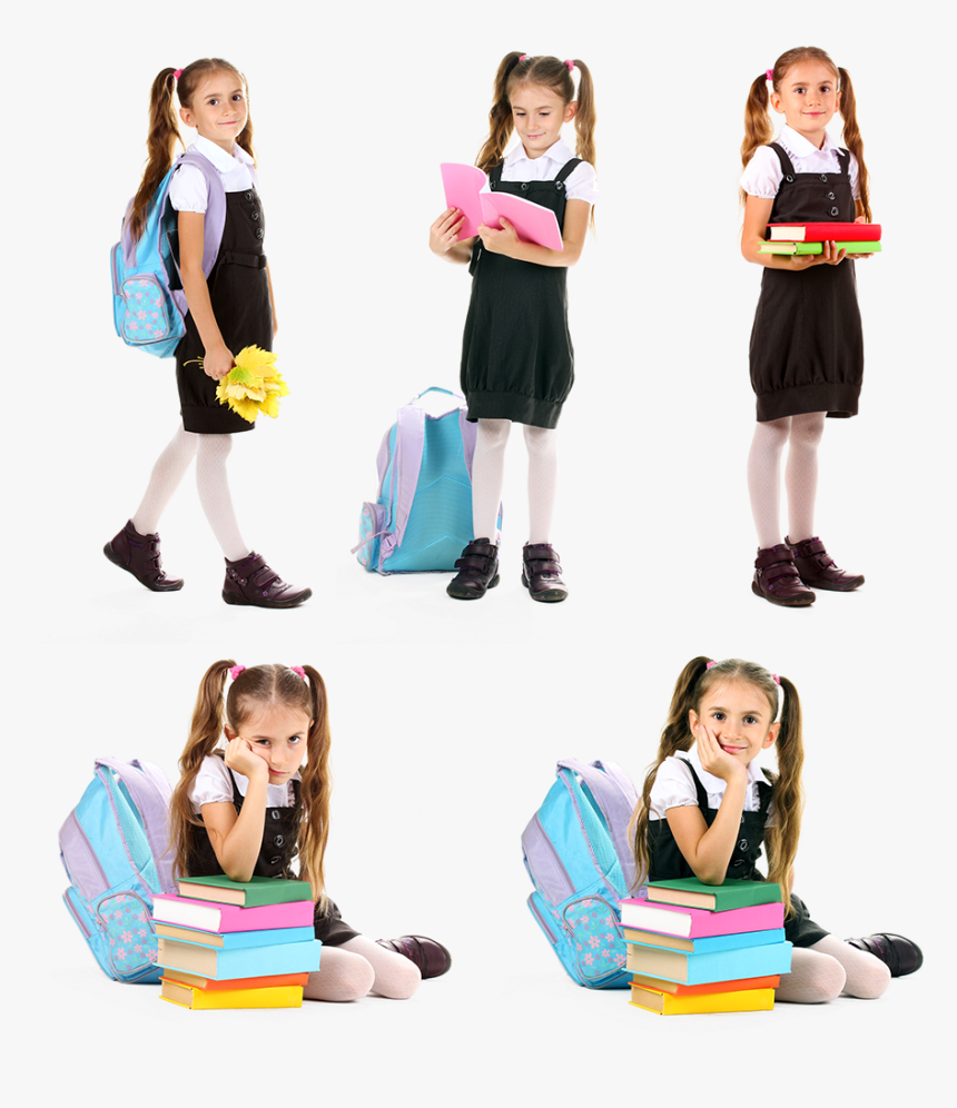 Primary School Girl Png, Transparent Png