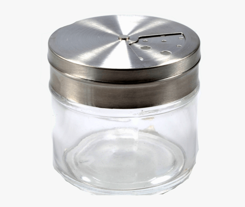 Salt Shaker Mit Stainless Steel Lid - Gewürzstreuer Glas, HD Png Download