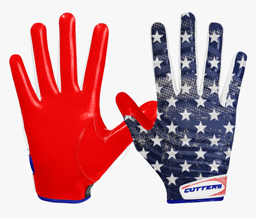 Stars & Stripes Limited-edition Rev - Crazy American Football Gloves, HD Png Download