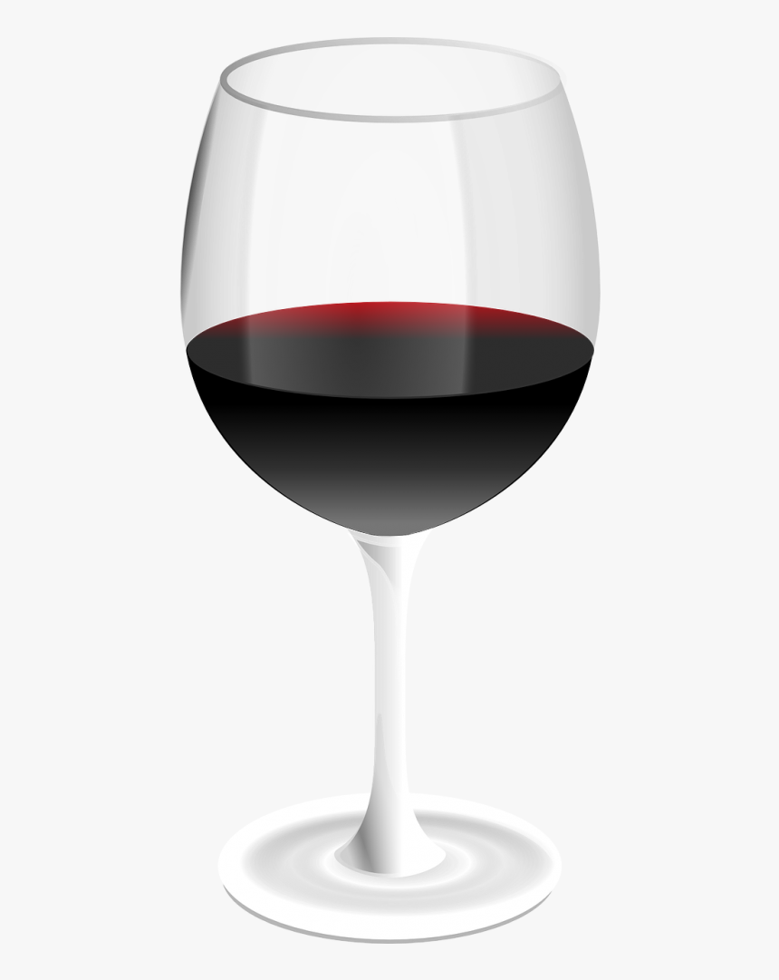 Wine Wineglass Beverage - Red Wine Glass Clip Art, HD Png Download