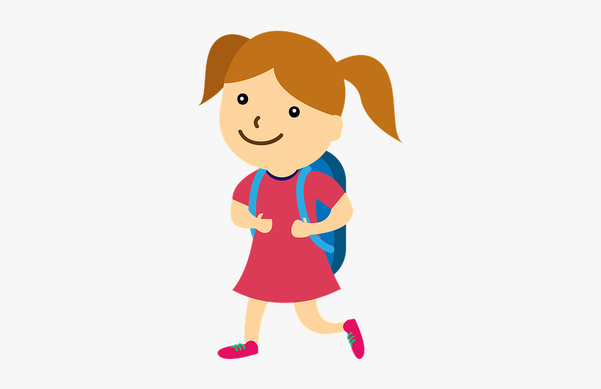 Back To School Girl, HD Png Download