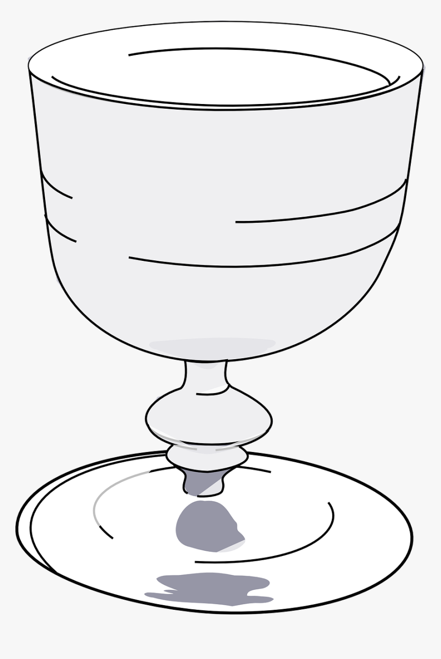 Wine Glass Gray Empty Free Picture - Wine Glass, HD Png Download