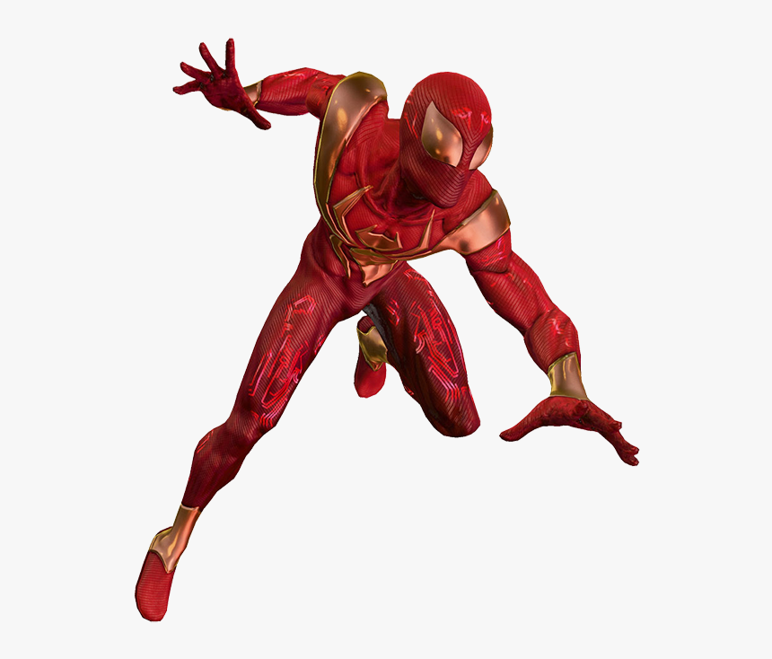 Iron Spiderman Png Free Download - Spider Man Shattered Dimensions Iron Spider, Transparent Png