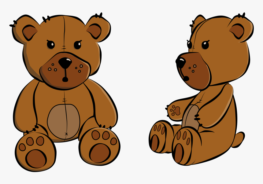 Teddy Bear Clipart Transparent - Cartoon Teddy Bear Png, Png Download