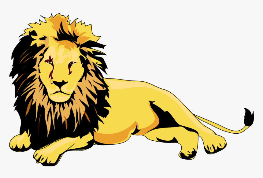 Carnivoran,yellow,lion - Daniel And The Lions Den Bible Verse, HD Png Download