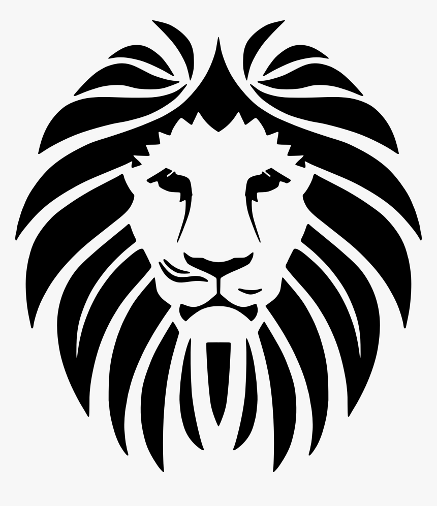 Transparent Lion Icon Png - Lion Head Clip Art, Png Download