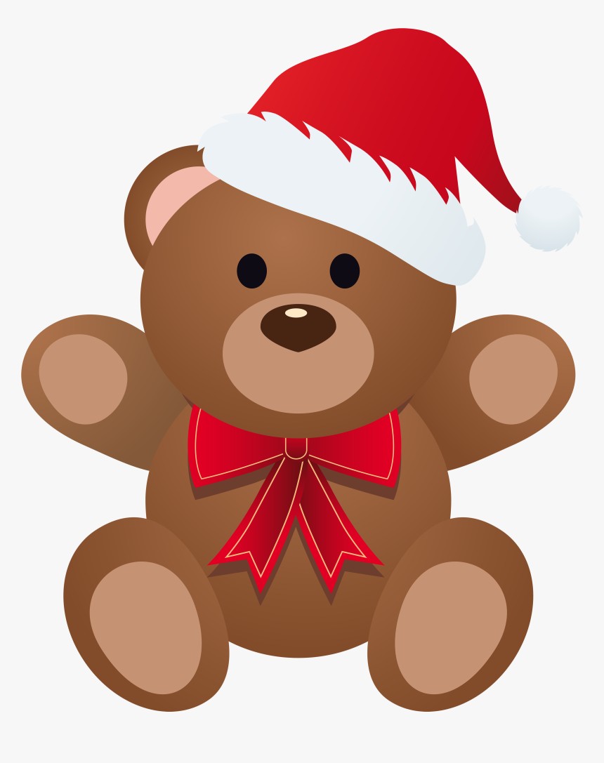 christmas teddy bear clip art