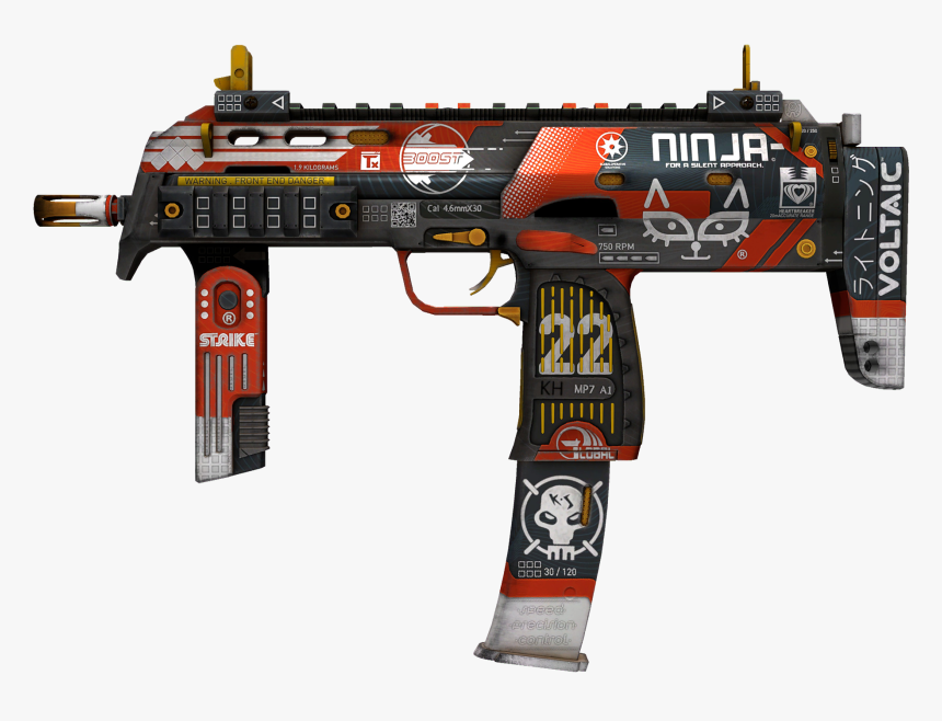 Clip Art Counter Strike Reddit - Mp7 Bloodsport, HD Png Download