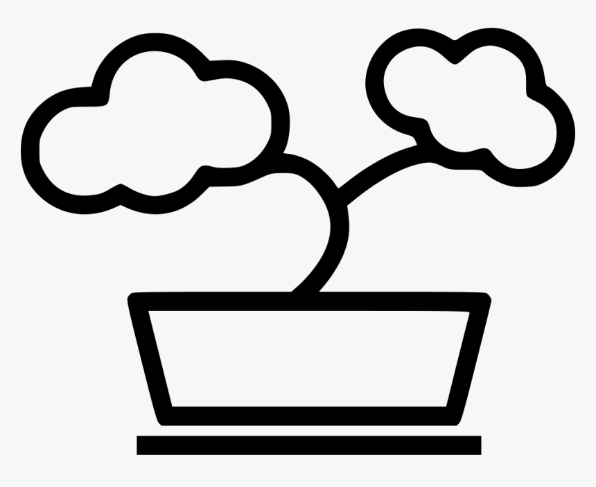 Bonsai Tree Plant Small Pot Flower, HD Png Download