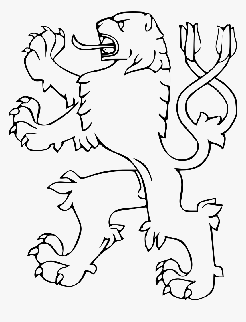 Jpg Transparent Stock Feet Lion Free On - Lion With Two Tails, HD Png Download