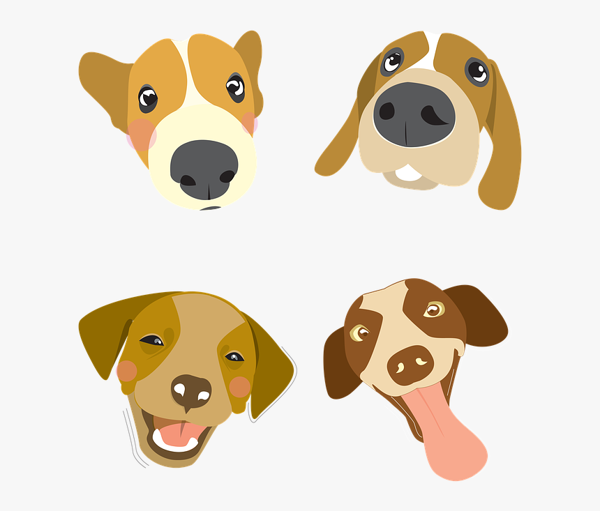 Dog, Illustration, Pet, Big Head Dog, Color, Q Version - Dog Illustration Png, Transparent Png