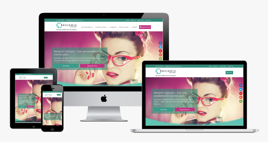 Web Design For Skipton Opticians - Web Design, HD Png Download