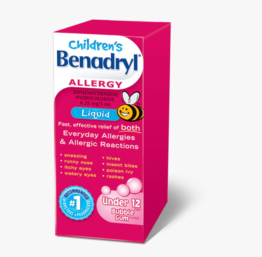 Children’s Benadryl® Liquid - Children's Benadryl, HD Png Download