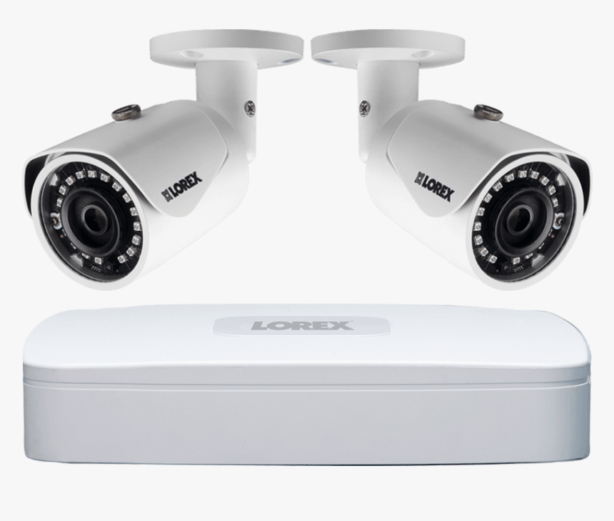 2k Ip Security Camera System With 4 Channel Nvr And - Lorex Camera, HD Png Download
