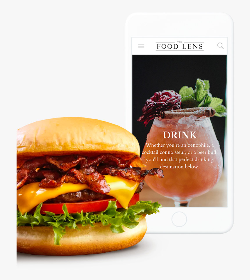 Hamburguesa Con Tocino Y Queso, HD Png Download