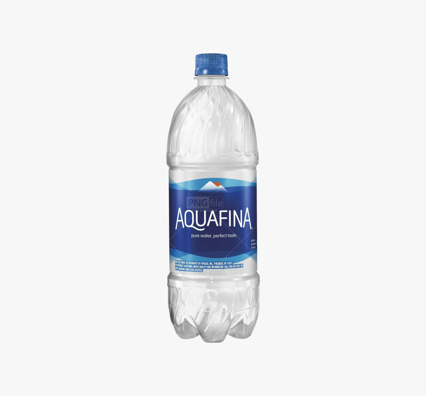 1 Liter Aquafina Water Bottle, HD Png Download