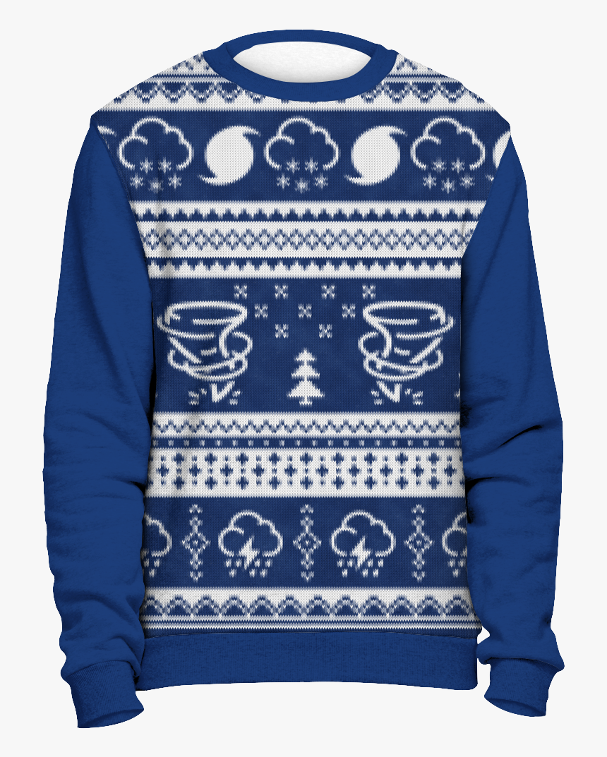 Weather Icon Christmas Sweatshirt 
 Data Large Image - Alpha Phi Alpha Ugly Sweater, HD Png Download